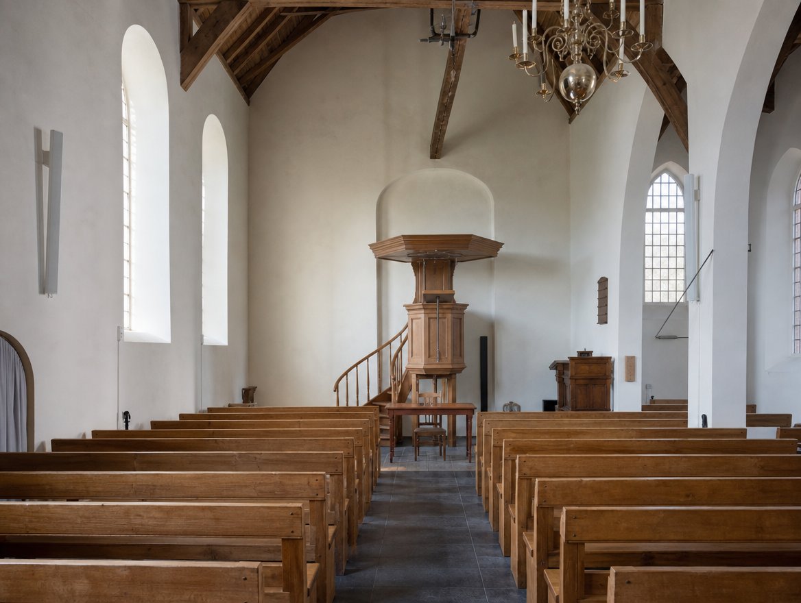Evangelische kerk: sfeerbeeld bij evangelische kerk